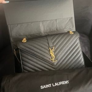 Authentic Large wallet ysl